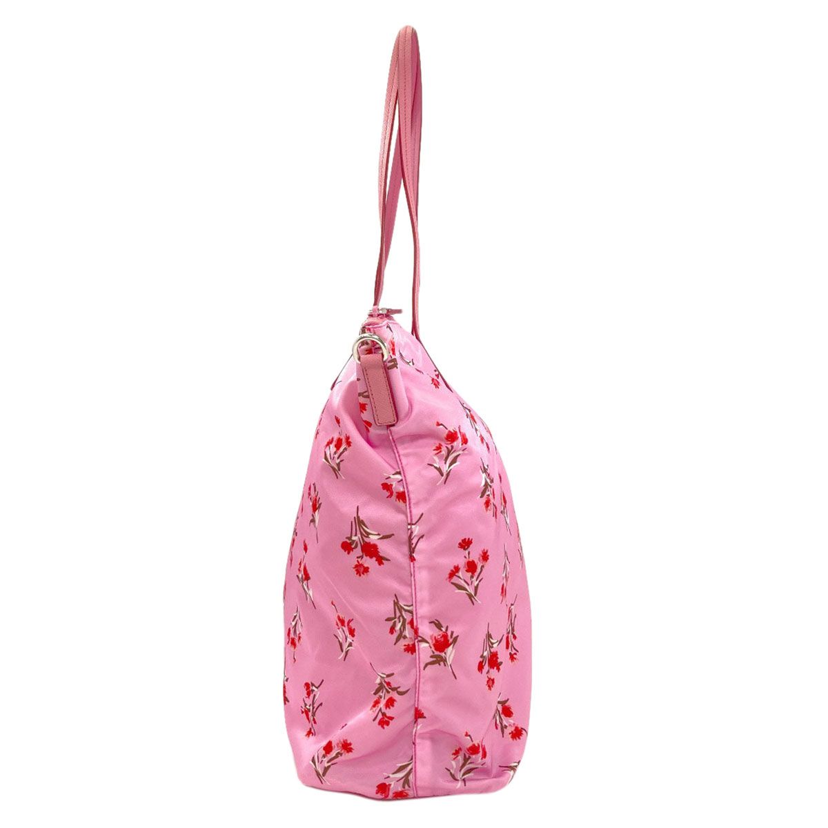 Prada Flower Motif 2-Way Handbag Nylon — view 3