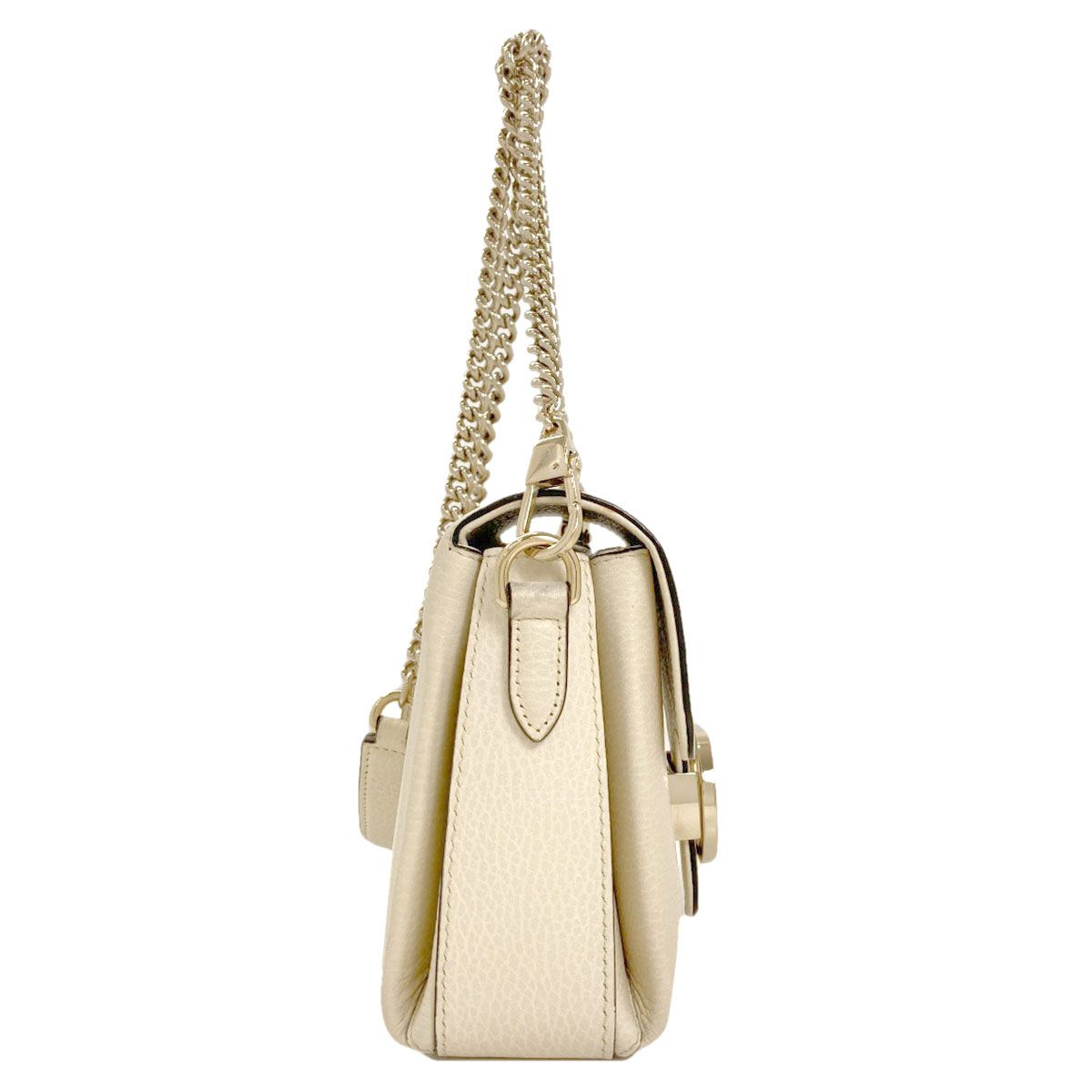 Gucci Interlocking Chain Shoulder Bag Leather — view 3