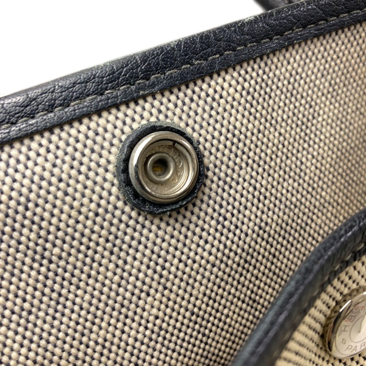 Hermes Garden Party PM Silver Tote Toile — view 9