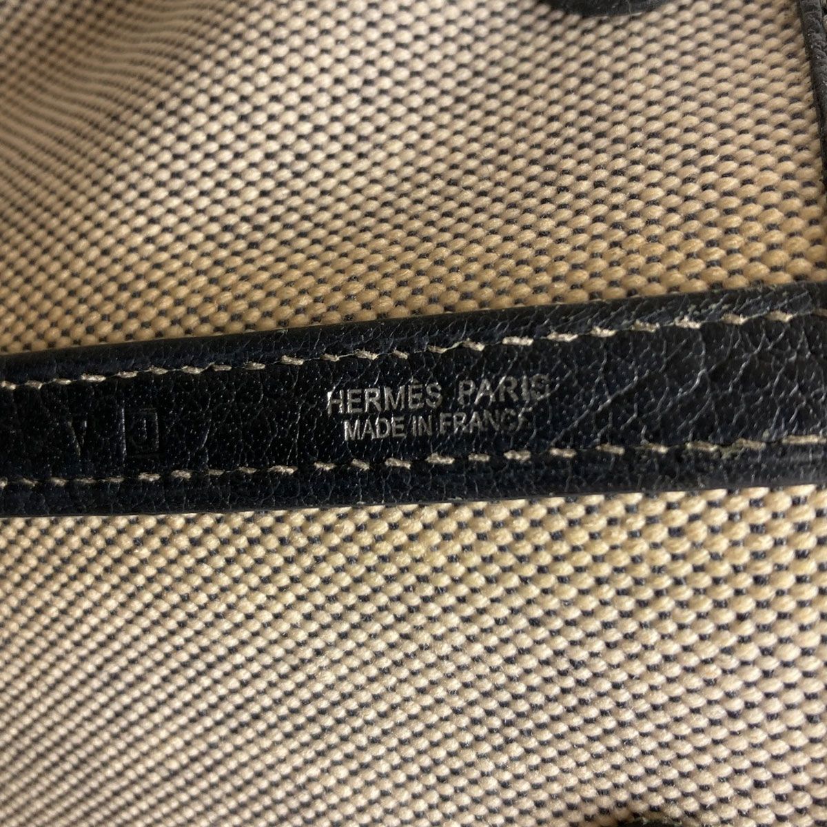 Hermes Garden Party PM Silver Tote Toile — view 6