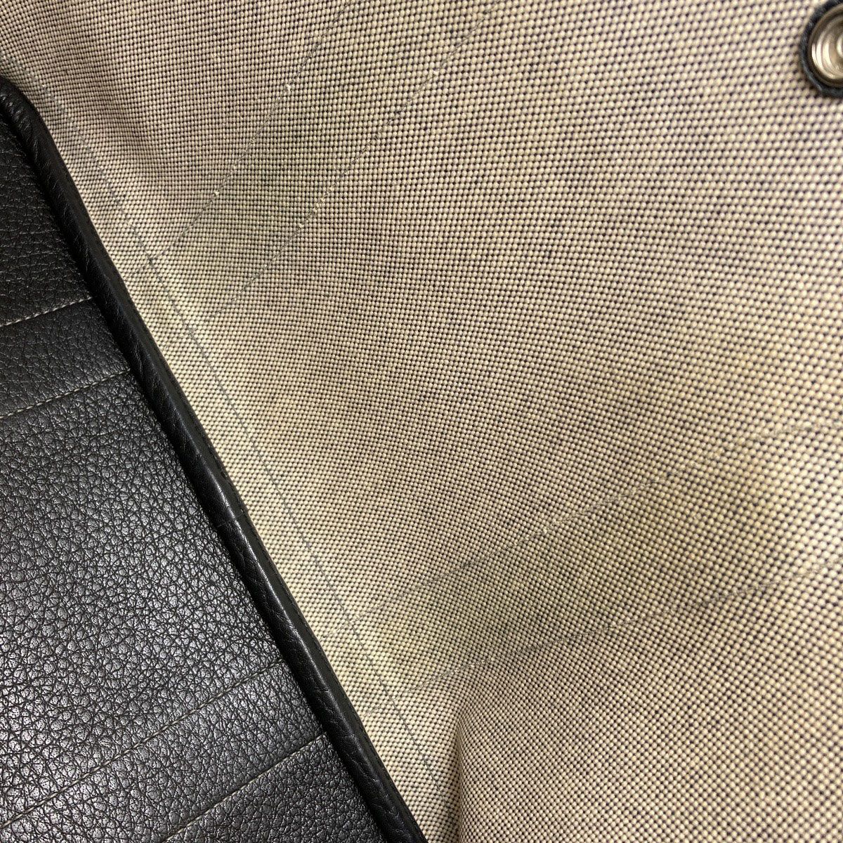 Hermes Garden Party PM Silver Tote Toile — view 8
