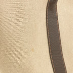 Hermes Garden Party PM Brown Silver Tote Toile — view 7