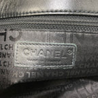 Chanel Quilted Shoulder Silver Bag Nylon Calf — view 6