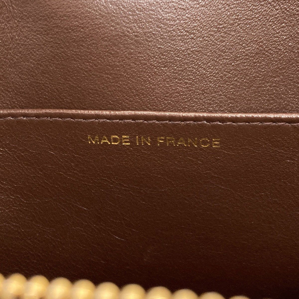 Chanel Quilted Gold Tote Lambskin — view 8