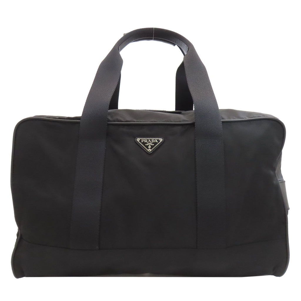 Prada Logo Boston Bag Nylon