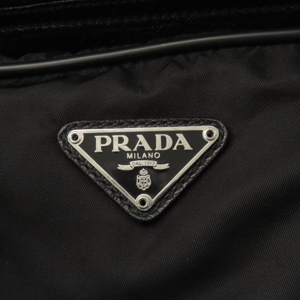 Prada Logo Boston Bag Nylon — view 7