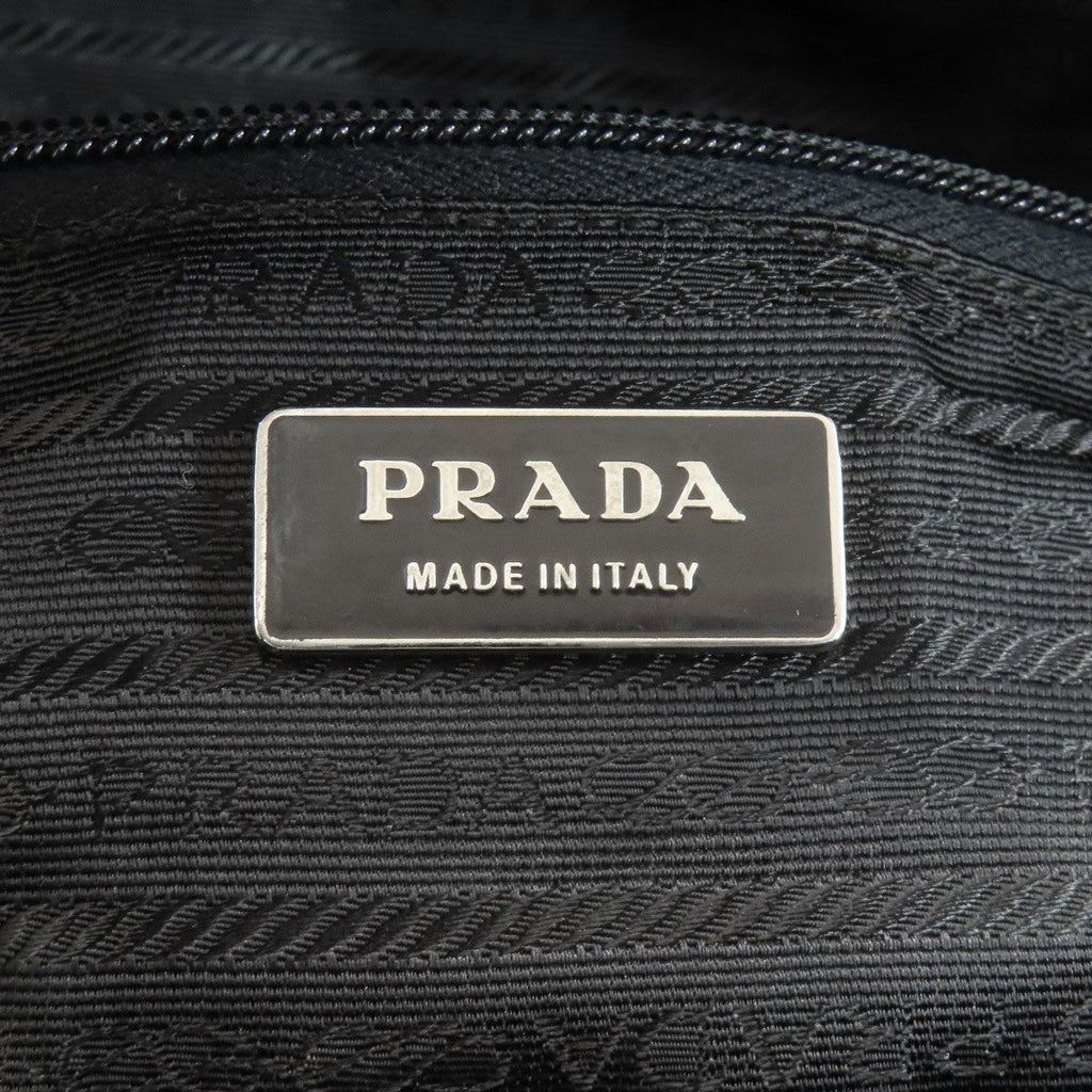 Prada Logo Boston Bag Nylon — view 6