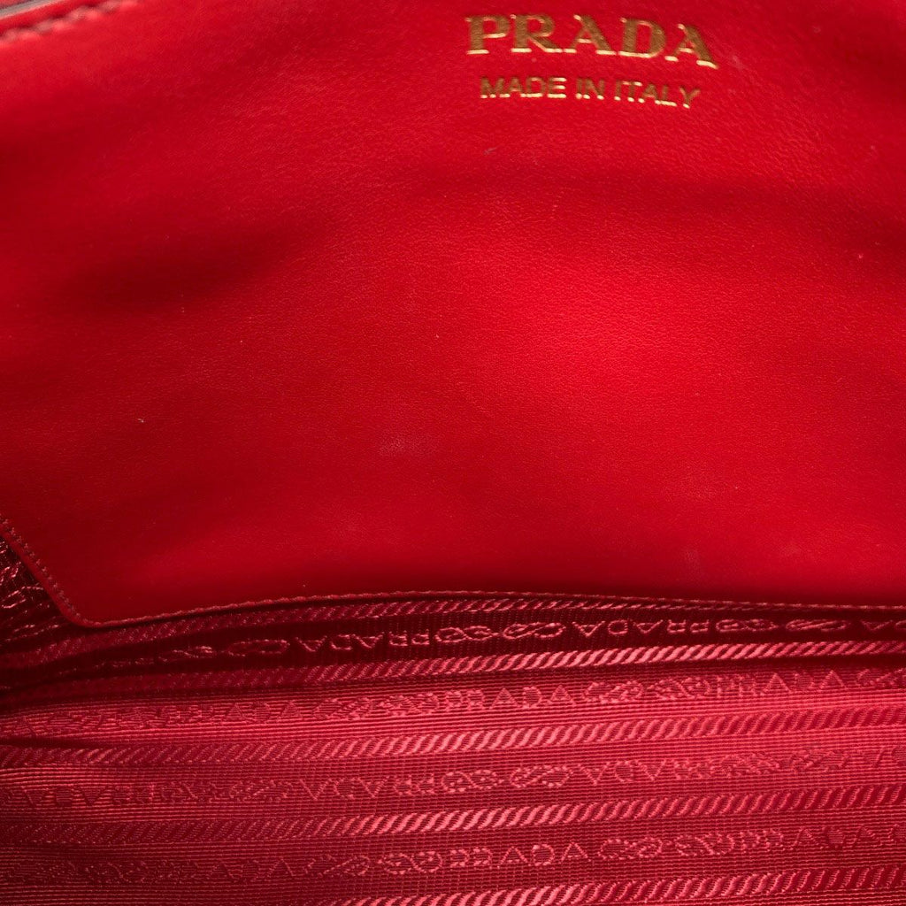 Prada Monochrome 2-Way Handbag Saffiano — view 9