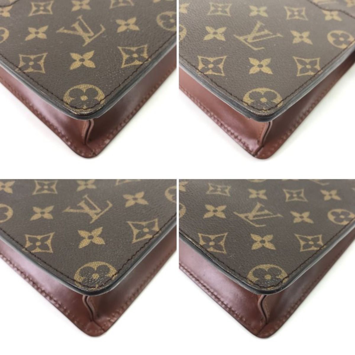 Louis Vuitton Second Bag Monogram Pochette Homme Brown — view 5