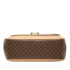 Celine Macadam Handbag Brown Leather — view 3