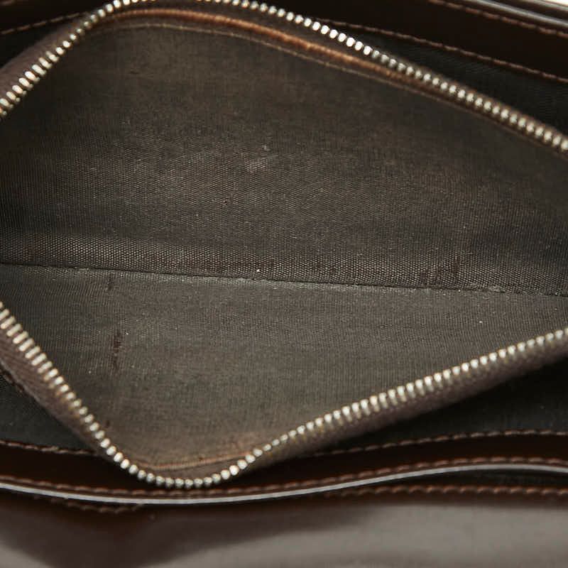 Fendi Zucca Wallet Black Brown Canvas Leather — view 7