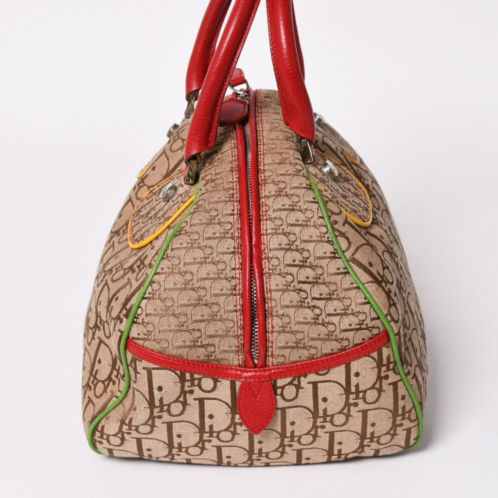 Dior Handbag Rasta Color Beige Trotter Galliano — view 4