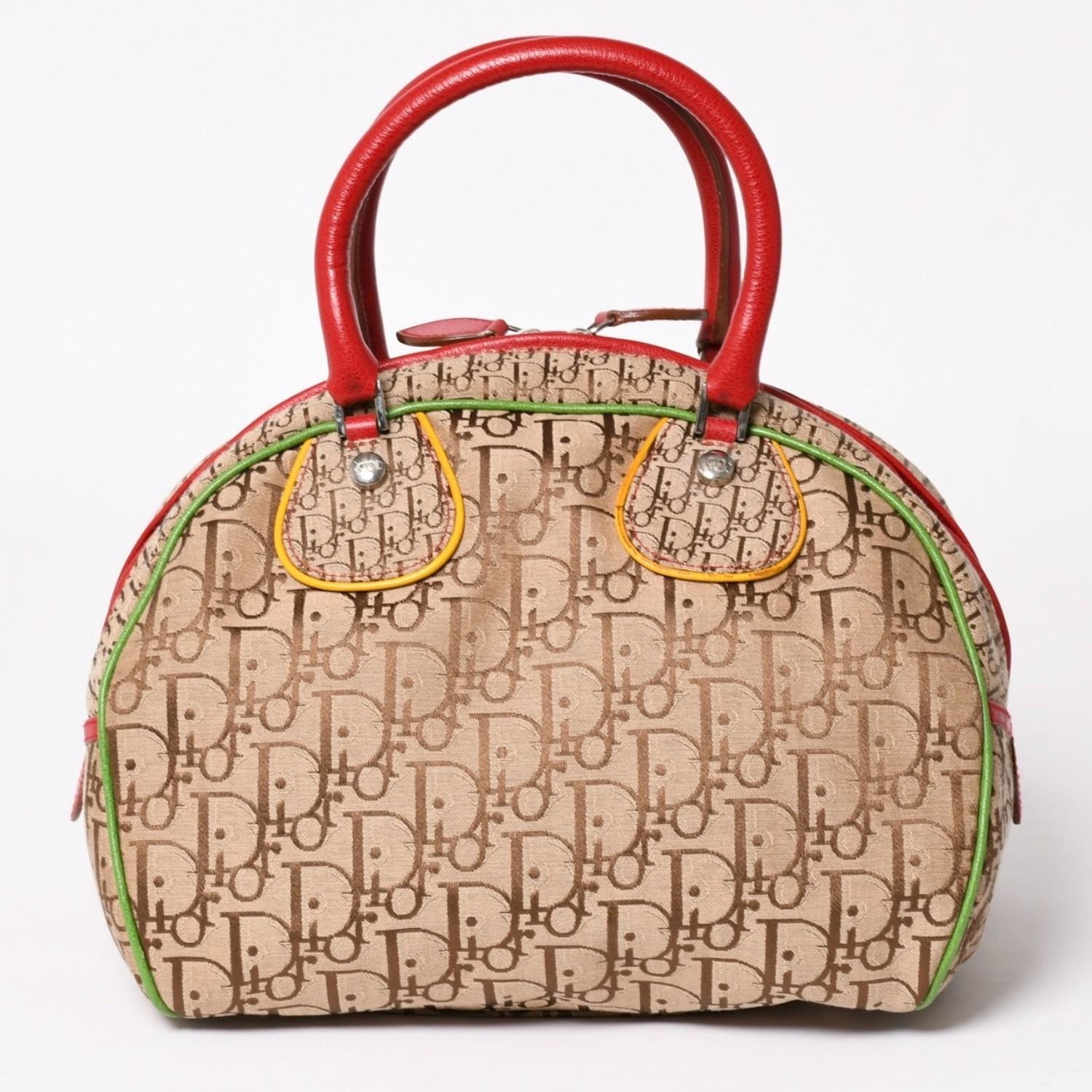 Dior Handbag Rasta Color Beige Trotter Galliano — view 2