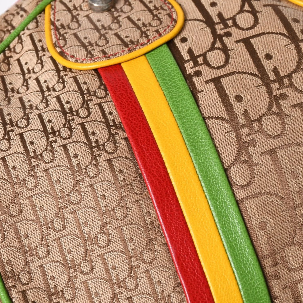 Dior Handbag Rasta Color Beige Trotter Galliano — view 7