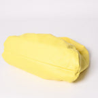 Bottega Veneta the Shoulder Pouch Handbag Lambskin Yellow Pleated — view 7