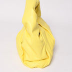 Bottega Veneta the Shoulder Pouch Handbag Lambskin Yellow Pleated — view 4