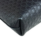 Gucci Micro Guccissima Shoulder Bag Leather Black — view 8