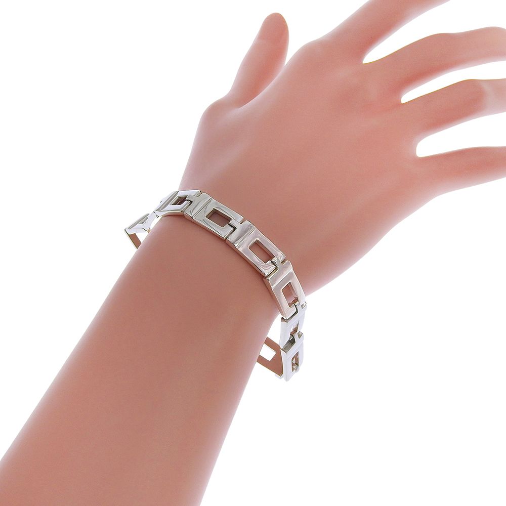 Gucci Logo 925 Sterling Silver Bracelet — view 2