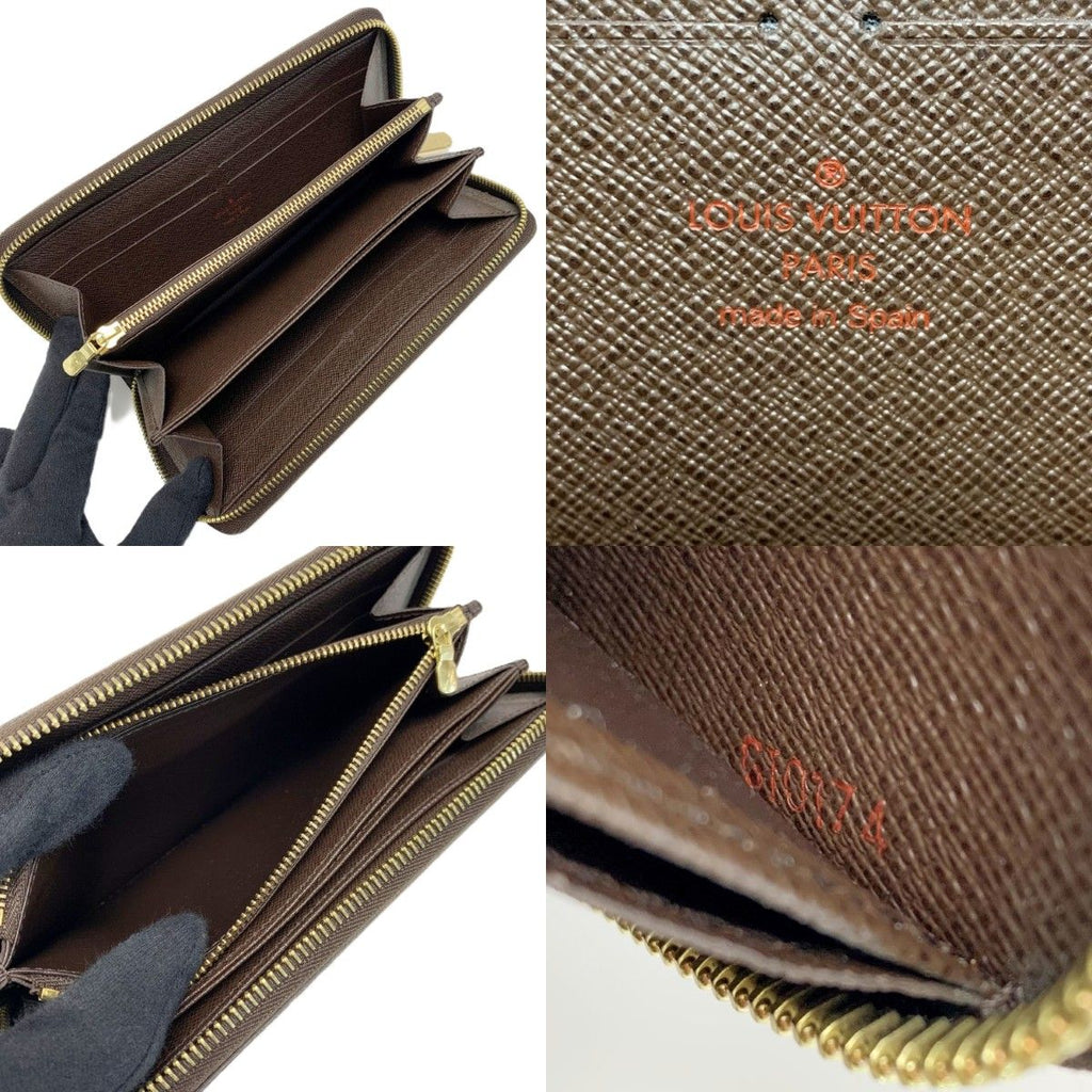 Louis Vuitton Damier Zippy Wallet Ebene Zip Around — view 5