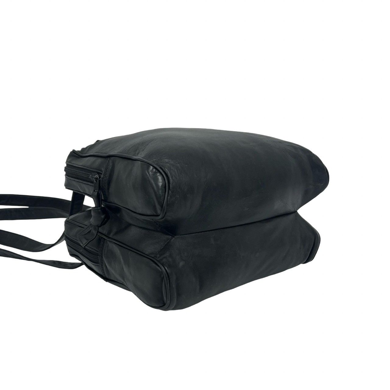 Loewe Vintage Anagram Logo Nappa Leather Tote Shoulder Bag Black — view 7