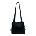 Loewe Vintage Anagram Logo Nappa Leather Tote Shoulder Bag Black — view 3