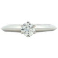 Tiffany & Co Prongs Setting Diamond Ring Platinum
