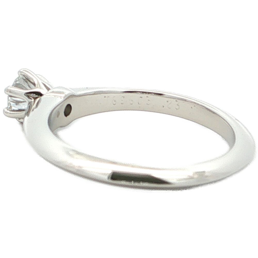 Tiffany & Co Prongs Setting Diamond Ring Platinum — view 3