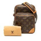 Louis Vuitton Monogram Amazon Crossbody Shoulder Bag Brown Leather — view 7