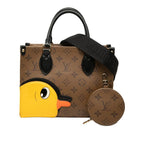 Louis Vuitton Monogram Reverse Sun Yitian On The Go PM Duck Small 2-Way