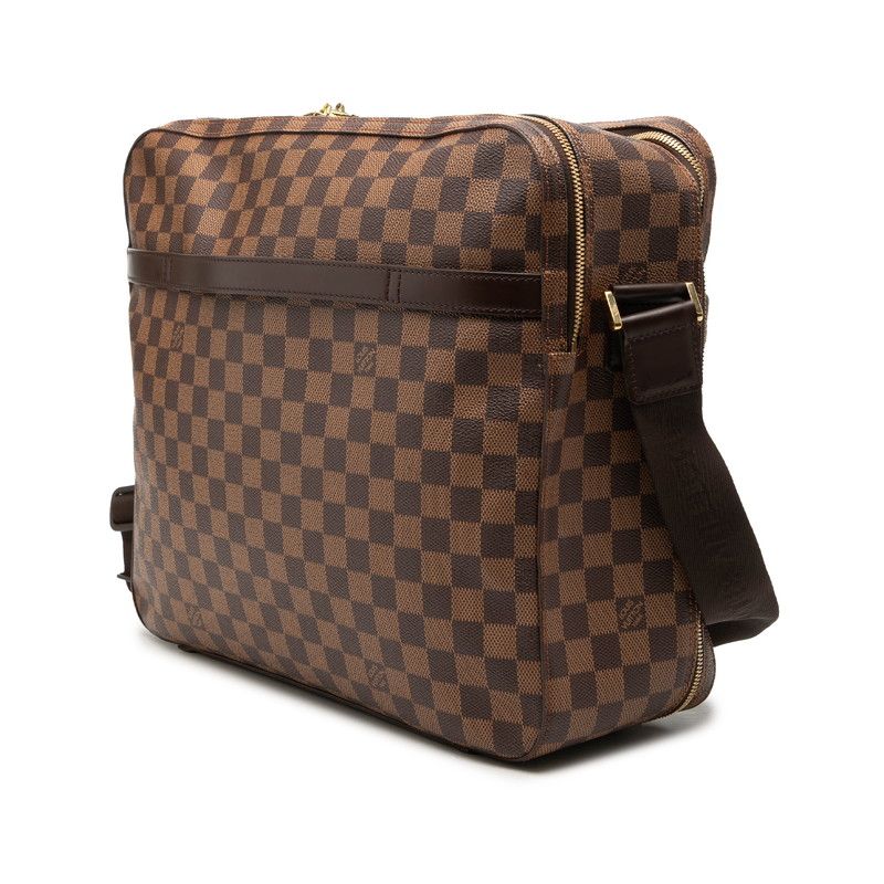 Louis Vuitton Damier Dorsoduro Crossbody Shoulder Bag Brown Leather — view 2