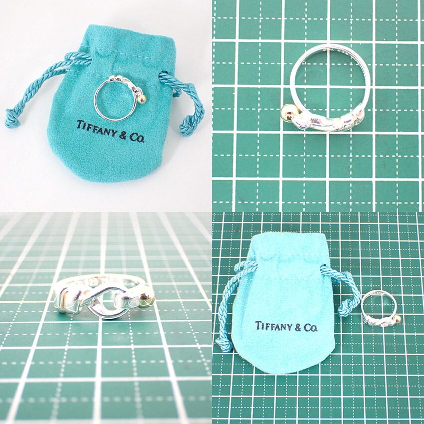 Tiffany & Co 925 750 Hook Eye Ring — view 9
