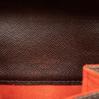 Louis Vuitton Damier Pimlico Shoulder Bag Brown Leather — view 5