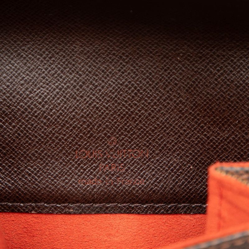 Louis Vuitton Damier Pimlico Shoulder Bag Brown Leather — view 5