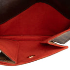 Louis Vuitton Damier Pimlico Shoulder Bag Brown Leather — view 4