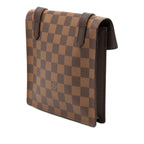 Louis Vuitton Damier Pimlico Shoulder Bag Brown Leather — view 2