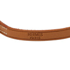 Hermes Hapi 3 Long Bracelet Quadruple Strand Brown Leather — view 6