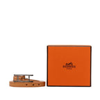 Hermes Hapi 3 Long Bracelet Quadruple Strand Brown Leather — view 7