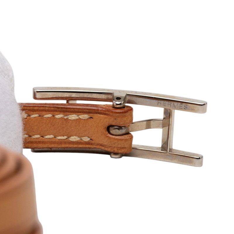 Hermes Hapi 3 Long Bracelet Quadruple Strand Brown Leather — view 5