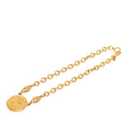 Chanel Quilted CC Logo Vintage Chain Necklace Gold Plated — view 3