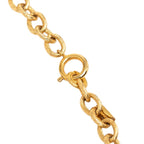 Chanel Quilted CC Logo Vintage Chain Necklace Gold Plated — view 4