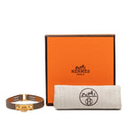 Hermes Rival Mini Bracelet Etoupe Leather — view 8