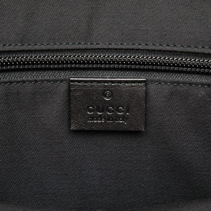 Gucci Diamante Tote Shoulder Bag Black Leather — view 5