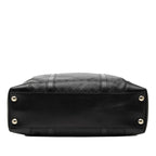 Gucci Diamante Tote Shoulder Bag Black Leather — view 3