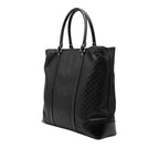 Gucci Diamante Tote Shoulder Bag Black Leather — view 2