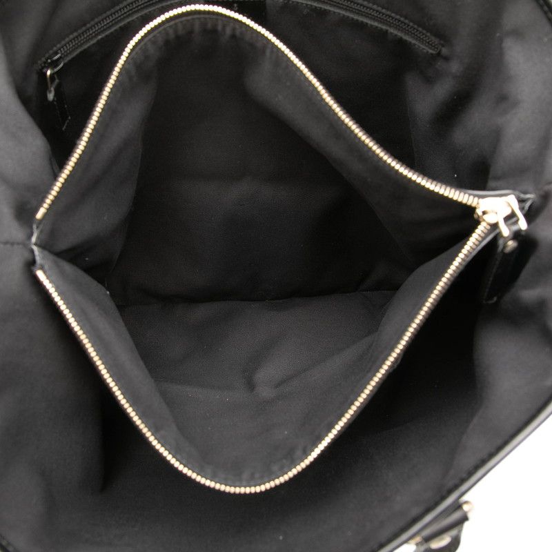 Gucci Diamante Tote Shoulder Bag Black Leather — view 4