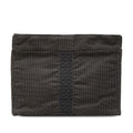 Hermes Her Line Clutch Gray Canvas