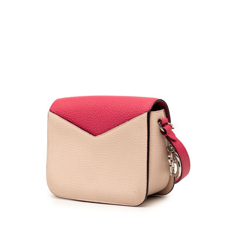 Diorissimo Promenade Envelope Crossbody Shoulder Bag Beige Pink Leather — view 2