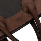 Louis Vuitton Shaco Tote Shoulder Bag 2-Way Gray Brown Canvas Leather — view 5
