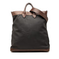 Louis Vuitton Shaco Tote Shoulder Bag 2-Way Gray Brown Canvas Leather