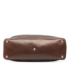 Louis Vuitton Shaco Tote Shoulder Bag 2-Way Gray Brown Canvas Leather — view 3